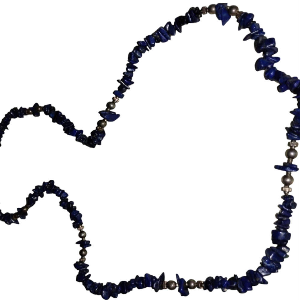 Blue Beaded Necklace